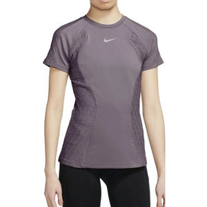 Nike Women's Dri-Fit ADV Run DVN SS Top Purple Smoke Sz Small